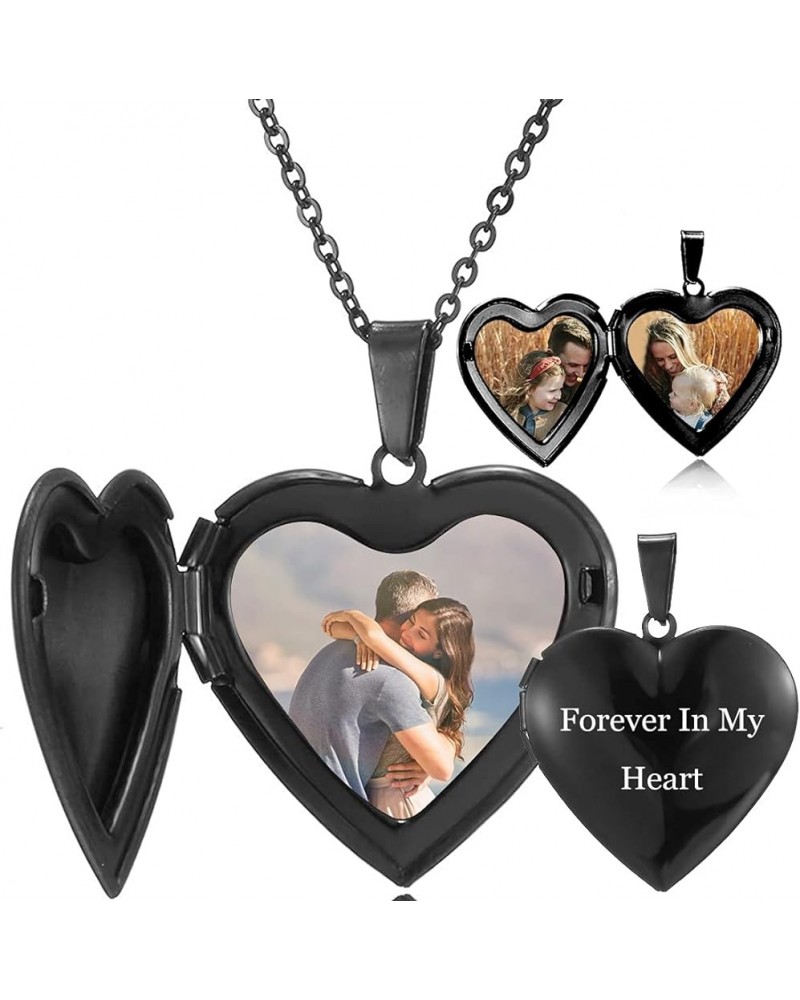 Personalized Picture Necklace for Mom Grandmother Mama Custom Photo Text Heart Necklace Engraved Any Name Customized Silicone...