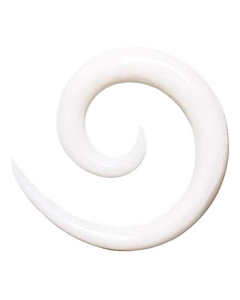 Organic White Buffalo Bone Spiral Taper 00GA $16.81 Body Jewelry