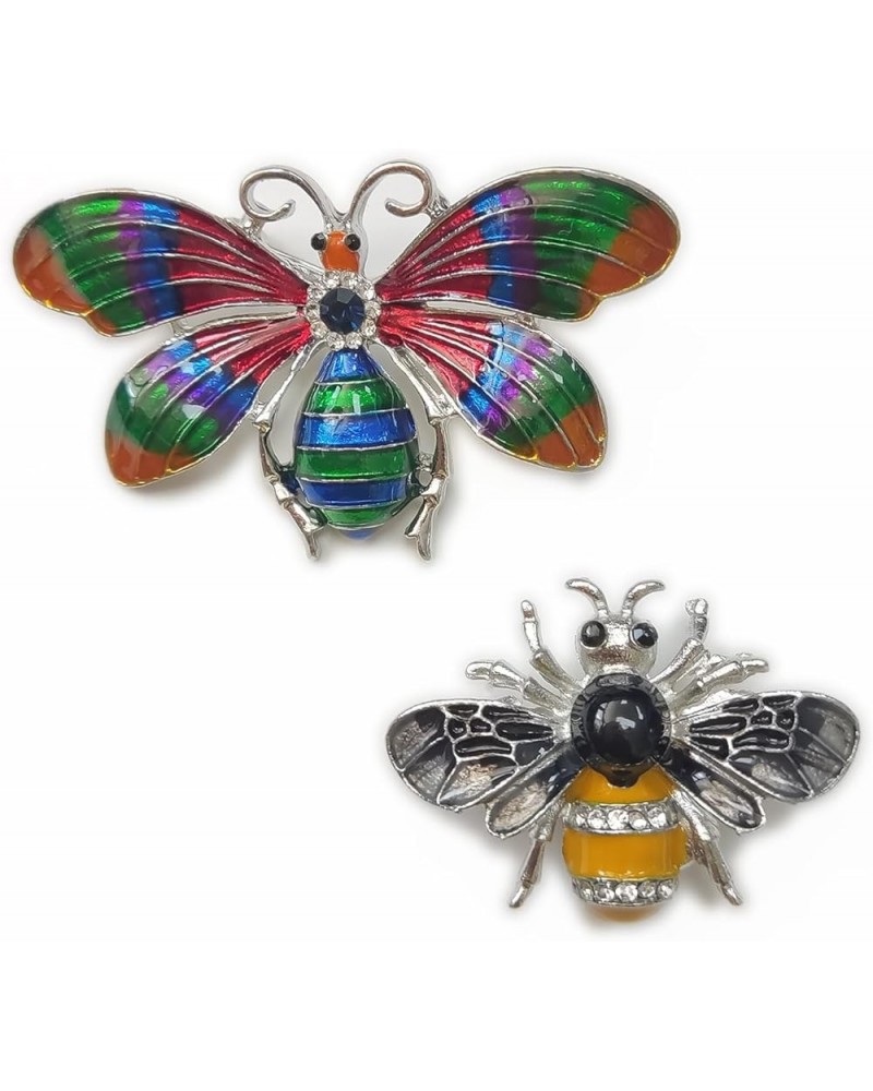 new women's brooches, butterfly fairy micro-encrusted zircon brooches, high-end dancer wings clothing pins, angel wings brooc...