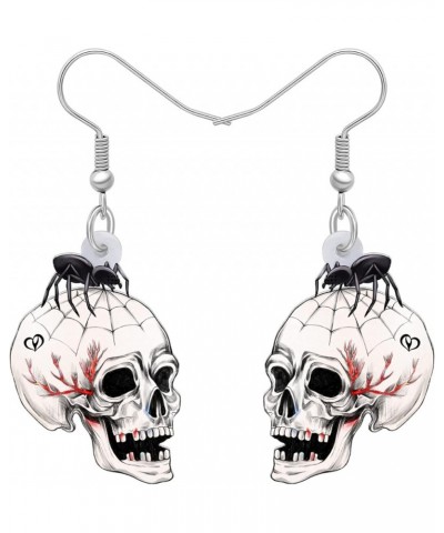 Acrylic Halloween Zombie Mummy Earrings Nurse Dangle Fashion Sugar Skull Jewelry for Women Girls Novelty Gift Sugar Skull L $...