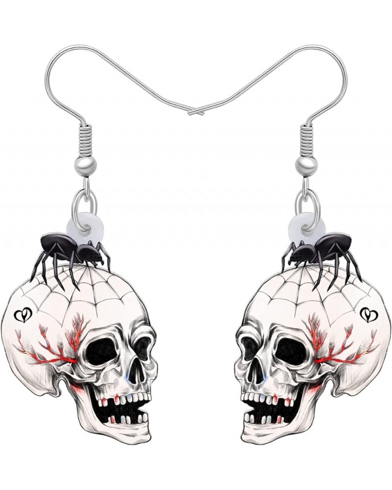 Acrylic Halloween Zombie Mummy Earrings Nurse Dangle Fashion Sugar Skull Jewelry for Women Girls Novelty Gift Sugar Skull L $...