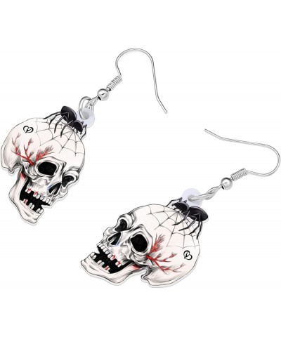 Acrylic Halloween Zombie Mummy Earrings Nurse Dangle Fashion Sugar Skull Jewelry for Women Girls Novelty Gift Sugar Skull L $...