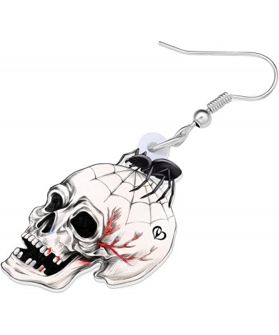 Acrylic Halloween Zombie Mummy Earrings Nurse Dangle Fashion Sugar Skull Jewelry for Women Girls Novelty Gift Sugar Skull L $...