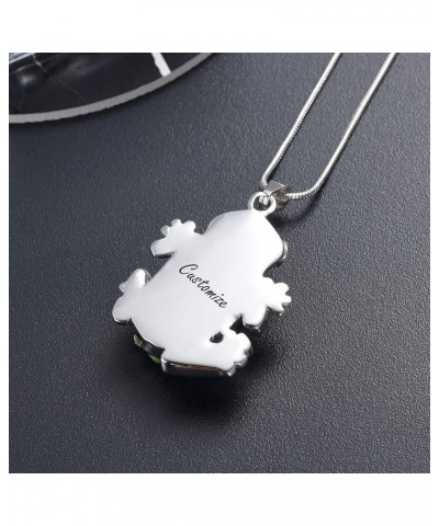 Cremation Jewelry Frog Shape Urn Necklace Ashes Keepsake Holder Memorial Urn Necklace Sweater Necklace Customize $11.27 Neckl...