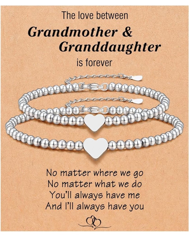 Mother and Daughter Gifts, Granddaughter Gifts, Birthday Mother's Day Gifts for Grandma Mother Mom Daughter Bracelets Grandma...