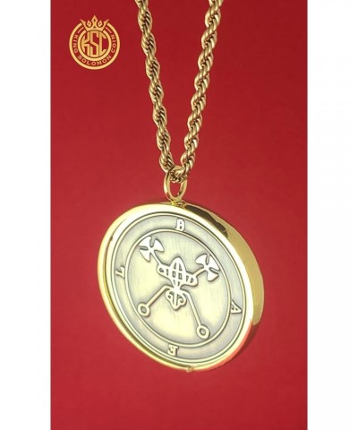 BAEL Baalzebub Beelzebub demon sigil Ars Goetia King Solomon Coin seal talisman + 1FitAll bezel Necklace $22.05 Necklaces