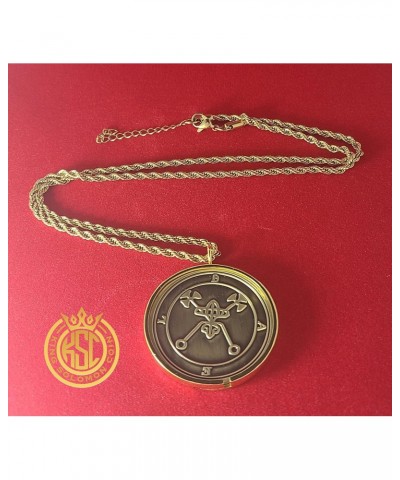 BAEL Baalzebub Beelzebub demon sigil Ars Goetia King Solomon Coin seal talisman + 1FitAll bezel Necklace $22.05 Necklaces