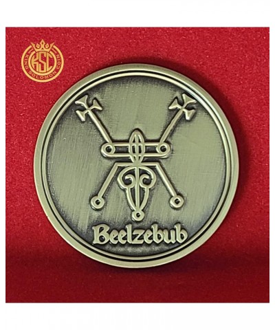 BAEL Baalzebub Beelzebub demon sigil Ars Goetia King Solomon Coin seal talisman + 1FitAll bezel Necklace $22.05 Necklaces