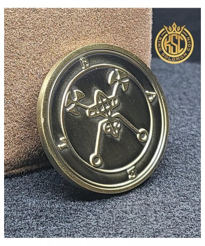 BAEL Baalzebub Beelzebub demon sigil Ars Goetia King Solomon Coin seal talisman + 1FitAll bezel Necklace $22.05 Necklaces