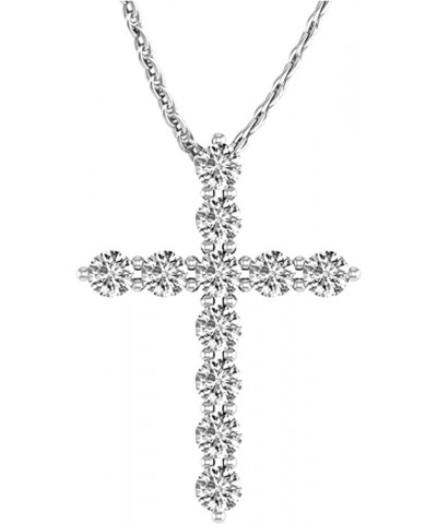 1 Carat 14K Gold Cross Value Collection 1.0 Carat 14K White Gold $266.67 Necklaces