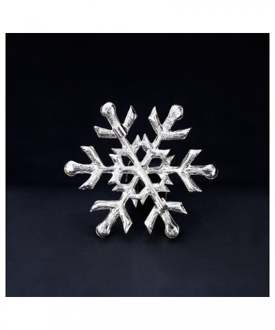 Snowflake Brooch for Women Pearl Rhinestone Brooch Pins Crystal Brooch Jewelry Gifts for Wife Mom Friends Style 8 $22.61 Broo...