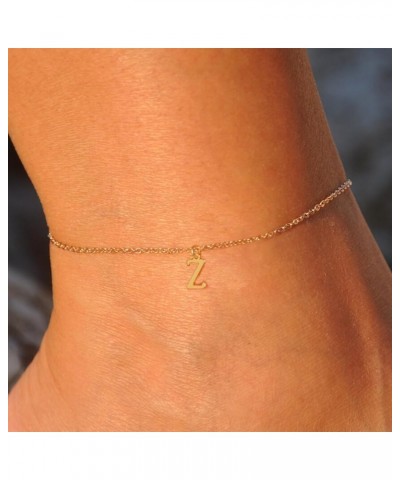 Initial Ankle Bracelets for Women 14K Gold Plated O Chain Letter Initial Anklets Dainty Gold Anklet Ankle Bracelets Minimalis...