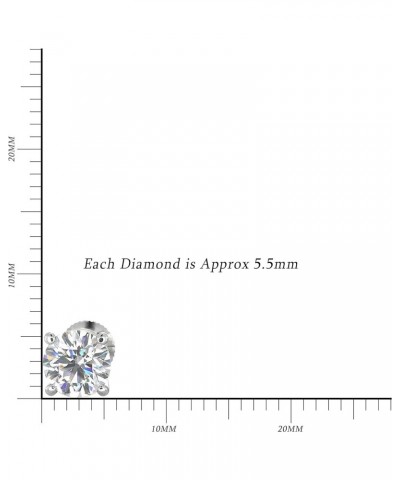 1/5 to 2 Carat TW Natural Real Diamond Solitaire Studs Earrings Available in 14K White and Yellow Gold with Secure Screw Back...