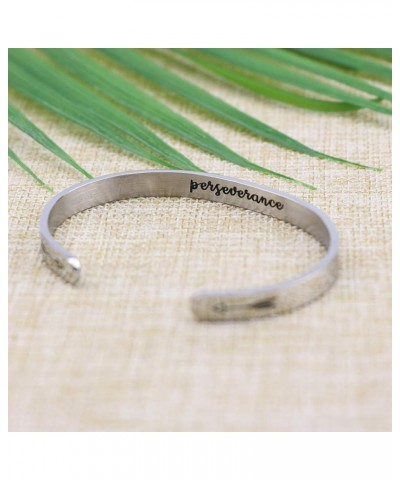 Inspirational ????????? ??? ????? Cuff Bangle Encouragement Jewelry Gifts for Her Birthday Perseverance $10.81 Bracelets