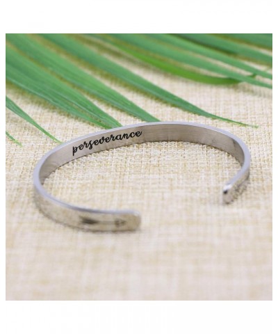 Inspirational ????????? ??? ????? Cuff Bangle Encouragement Jewelry Gifts for Her Birthday Perseverance $10.81 Bracelets