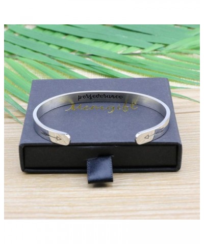 Inspirational ????????? ??? ????? Cuff Bangle Encouragement Jewelry Gifts for Her Birthday Perseverance $10.81 Bracelets