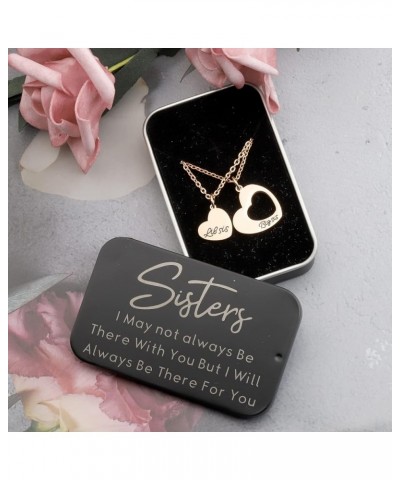 Sister Necklace Set for 2 Big Sister Little Sister Cut Heart Pendant Necklace Sister Set NRG $9.00 Necklaces