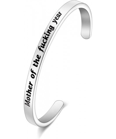 Mother Of The Fucking Year Bracelet Cuff Gifts For Moms Momlife Gifts For Her Best Mom Ever Mothers Day Gift fucking year cuf...