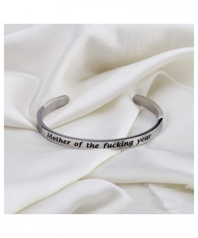 Mother Of The Fucking Year Bracelet Cuff Gifts For Moms Momlife Gifts For Her Best Mom Ever Mothers Day Gift fucking year cuf...