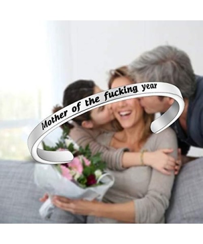 Mother Of The Fucking Year Bracelet Cuff Gifts For Moms Momlife Gifts For Her Best Mom Ever Mothers Day Gift fucking year cuf...