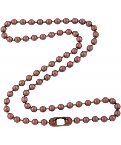 4.8mm Large Antique Copper Ball Chain Necklace with Extra Durable Color Protect Finish 26.0 Inches $9.32 Necklaces