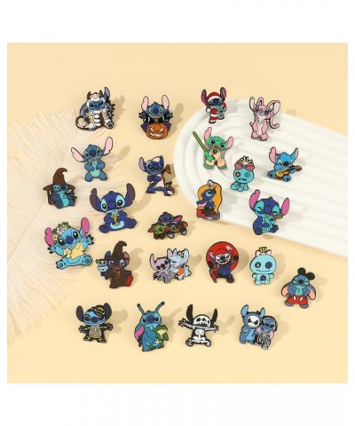 5 PCS Stitch Cosplay Pins - Cartoon Metal Brooch Ohana Means Family Jewelry Gift For Women Girls stitch-XZ... $14.74 Brooches...