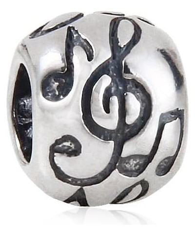 Melody Music Note Charm 925 Sterling Silver Table G Clef Charm for Charms Bracelet $10.55 Bracelets