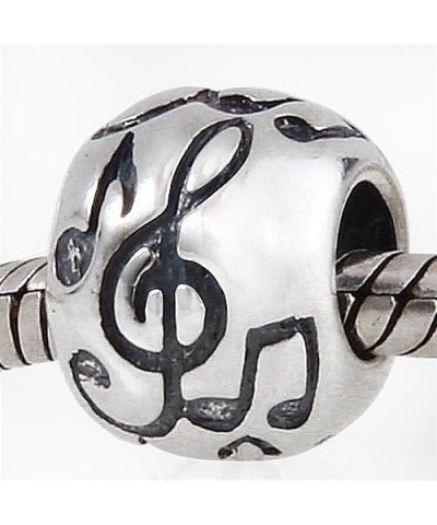 Melody Music Note Charm 925 Sterling Silver Table G Clef Charm for Charms Bracelet $10.55 Bracelets