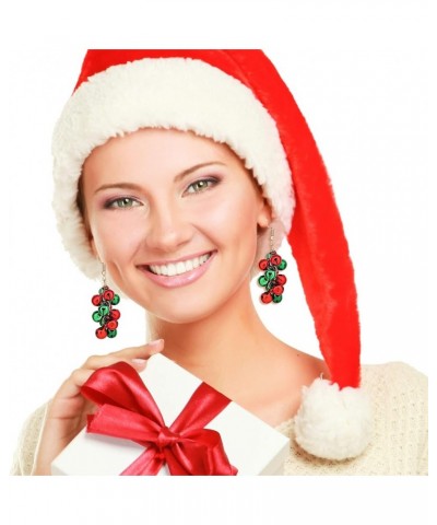 Christmas Earring Set Jingle Bell Drop Dangle Earrings Holiday Party Gift for Women Girls Style B $8.39 Earrings