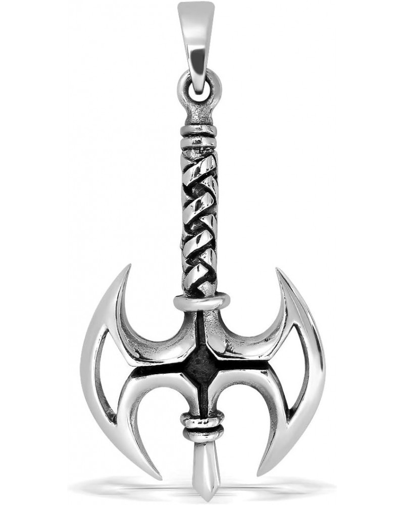 WithLoveSilver 925 Sterling Silver Viking Battle Axe Pendant $24.95 Pendants