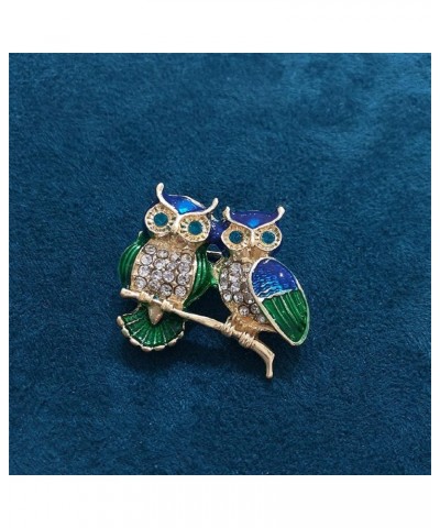 Sweater Pin Vintage Owl Brooch Rhinestone Animal Pins Individually Wrapped Women Sweater Coat Corsage Accessory Pins Women Dr...