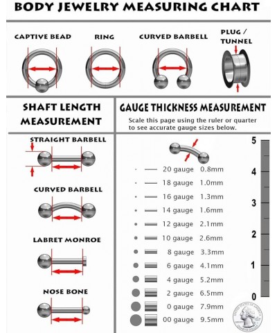 16GA (1.2mm) L. 5/16" (8mm) Labret With CZ Prong Set Top Flat Back Stud Internally Threaded Micro Base 316L Surgical Steel Fo...