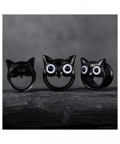 1 Pair Stainless Steel Ear Tunnels Cute Piercing Animal-shaped Ear Gauges 2g(6mm) to 16mm. S8519H 1/2"(12mm) $9.74 Body Jewelry