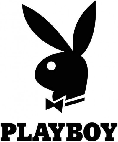 Playboy Limited Edition 316L 20G Surgical Steel Rose Gold Cz Stone With Black Eye Bunny Earring Studs $13.50 Body Jewelry