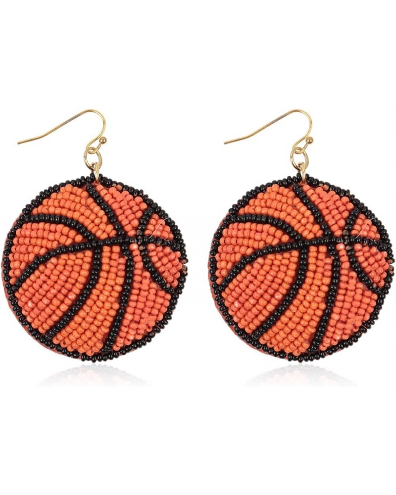 Sports Game Team Earrings - Sparkly Rhinestone Studs, Metallic, Hook Dangles Volleyball, Basketball, Softball, Football Helme...