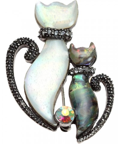 Abalone Cat Pin $10.79 Brooches & Pins