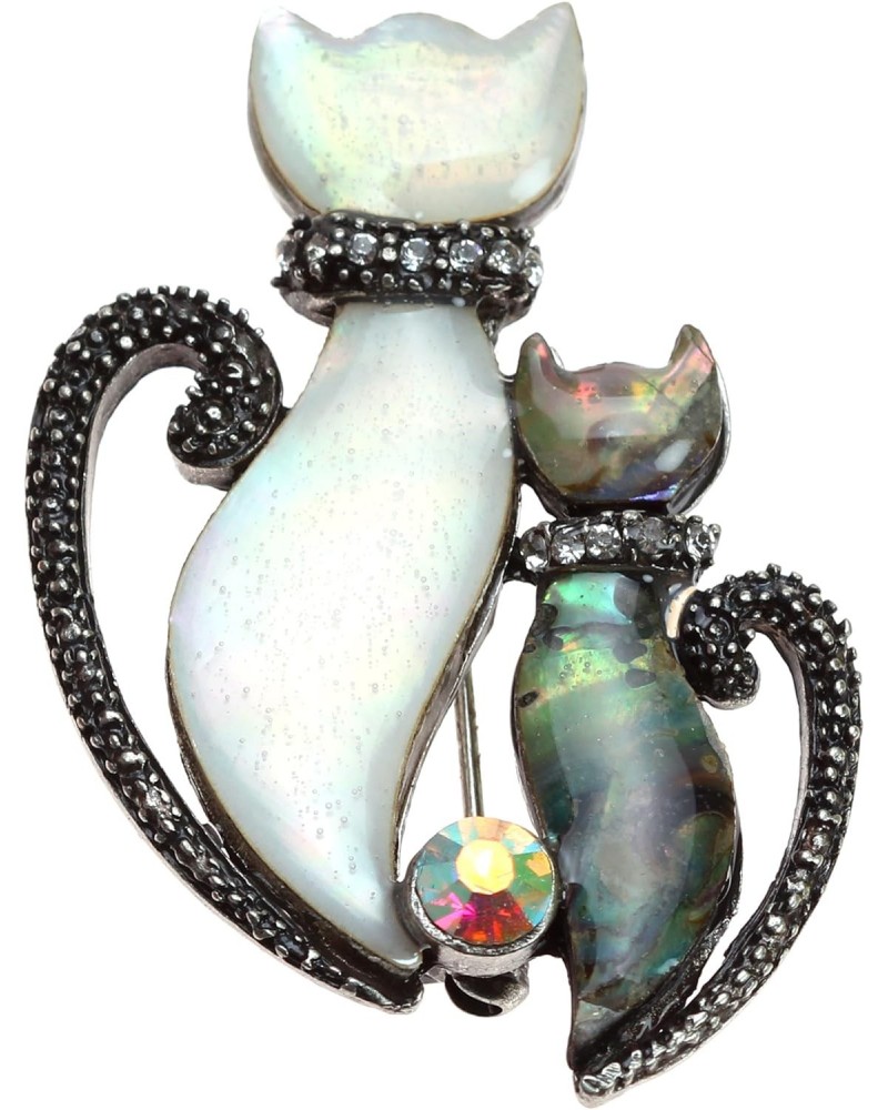 Abalone Cat Pin $10.79 Brooches & Pins