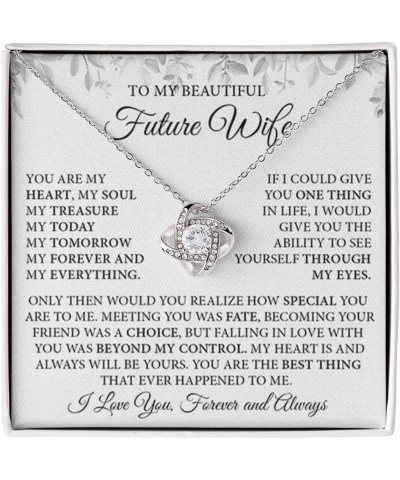 To My Future Wife Necklace Future Wife Gifts Engagement Necklace Gift For Fiance Woman To My Wife Necklace Soulmate Necklace ...