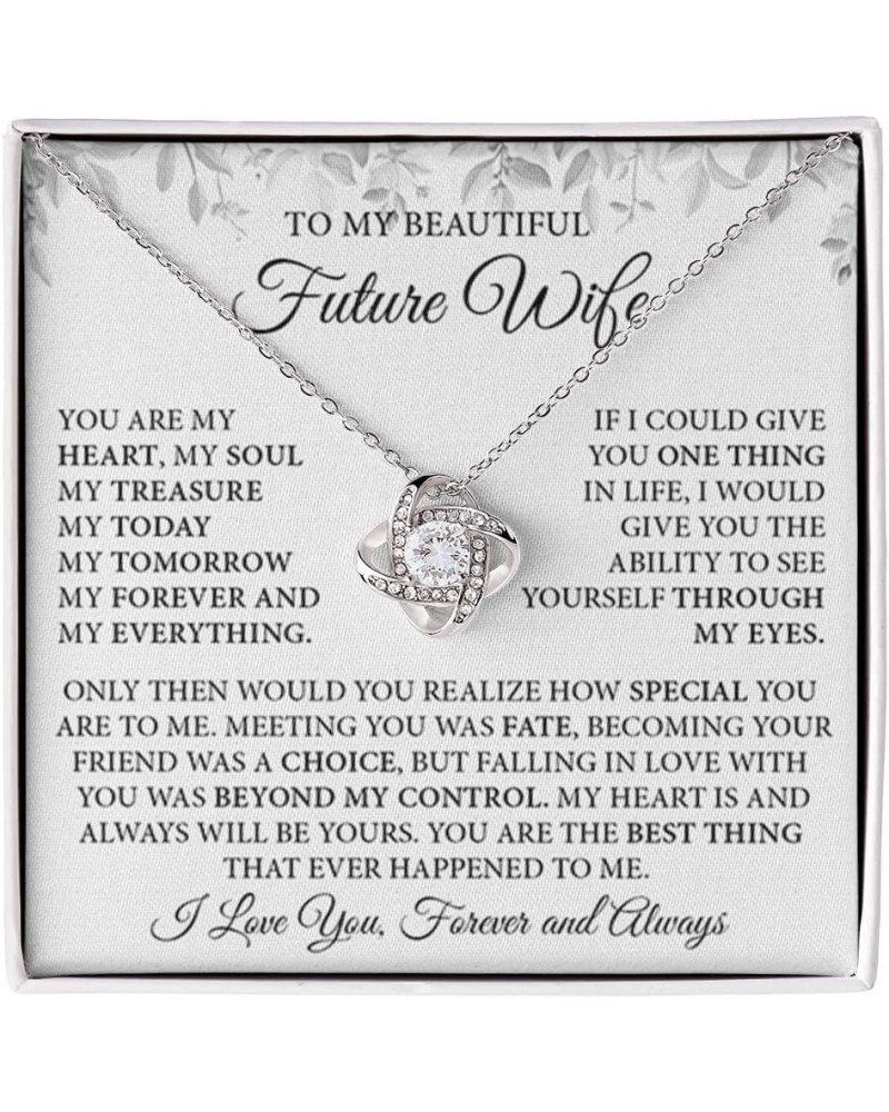 To My Future Wife Necklace Future Wife Gifts Engagement Necklace Gift For Fiance Woman To My Wife Necklace Soulmate Necklace ...