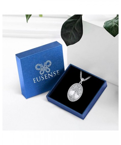 Locket Necklace that Hold Pictures 925 Sterling Silver Photo Locket for Women Men Gold I2-3-Tree of Life Locket Non-customize...