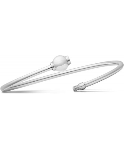 The Traditional Sterling Silver Single Ball Threaded Bracelet from Cape Cod, FLEX Size 6 FLEX $27.93 Bracelets