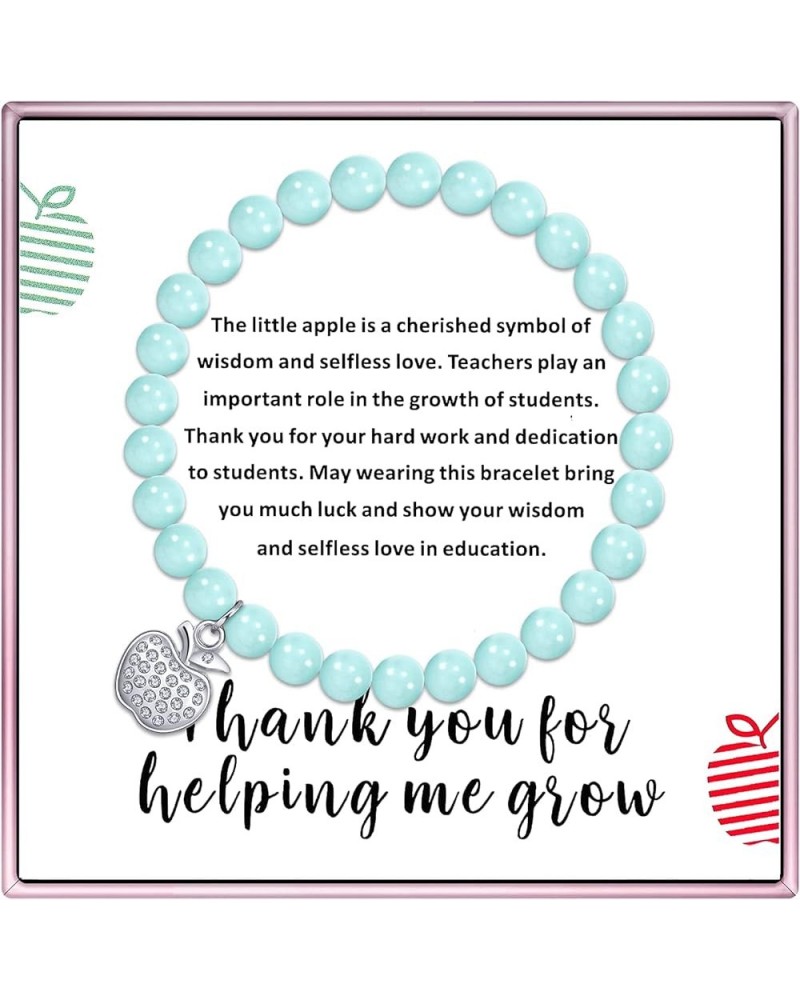 Teacher Bracelet Teacher Gifts for Women Teacher Appreciation Gifts Teacher Graduation Gifts for Teachers on Teachers Day Ret...