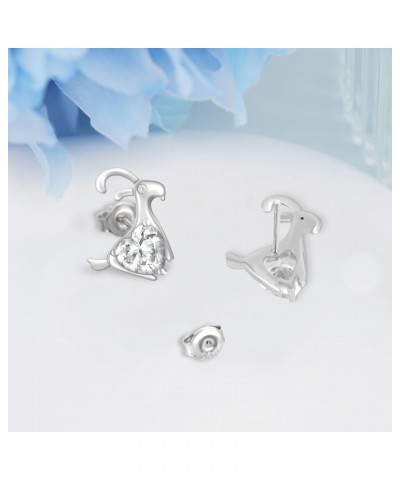 Goat Earrings 925 Sterling Silver Goat Stud Earrings Animal Goat Jewelry Gifts For Women Girls $24.35 Earrings