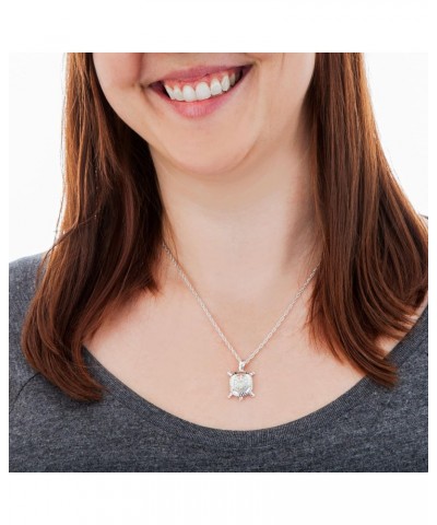 Turtle Pendant Necklace, Sterling Silver, 12k Green and Rose Gold Black Hills Gold Motif, 18 $41.21 Necklaces