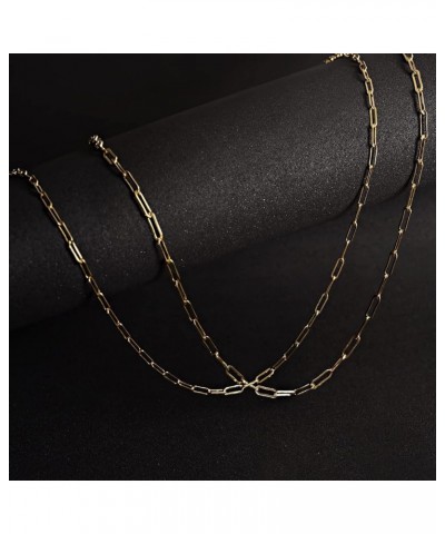 Gold Chain Necklace Collection for Women and Men - Box, Clip & Cable 20 Inches Clip (2.5mm) $16.40 Necklaces