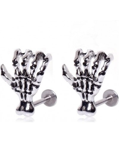 (2PCS) Zombie Claw Labret Monroe Lip Ring Surgical Steel 16G 5/16 $8.39 Body Jewelry