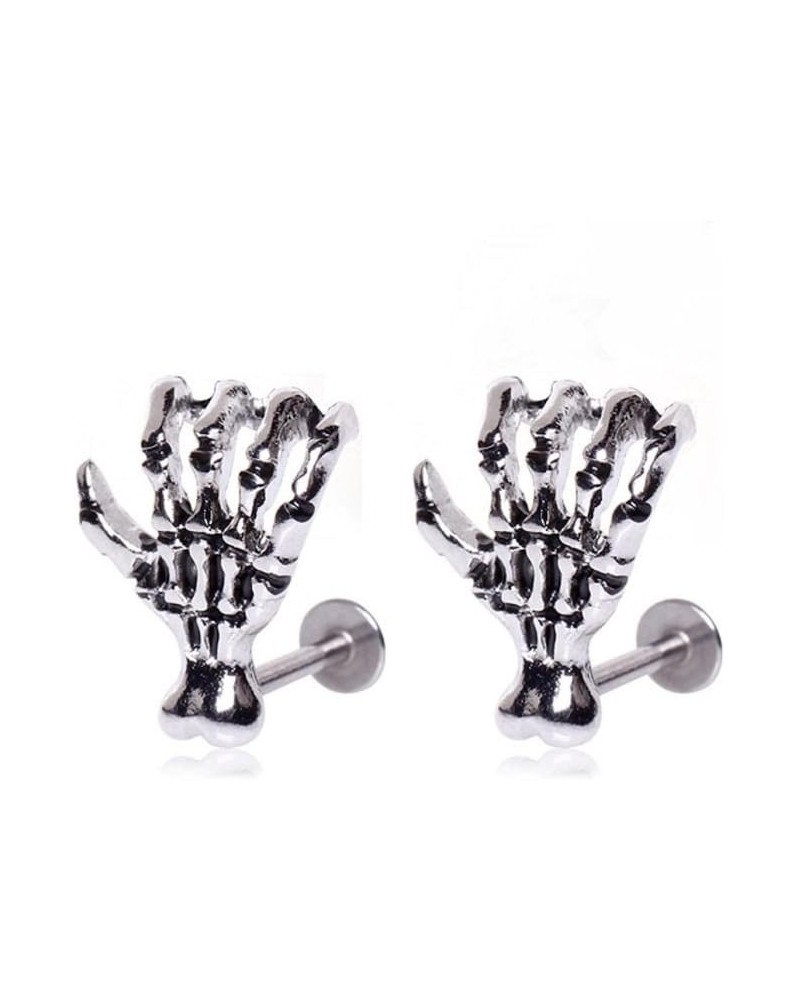 (2PCS) Zombie Claw Labret Monroe Lip Ring Surgical Steel 16G 5/16 $8.39 Body Jewelry