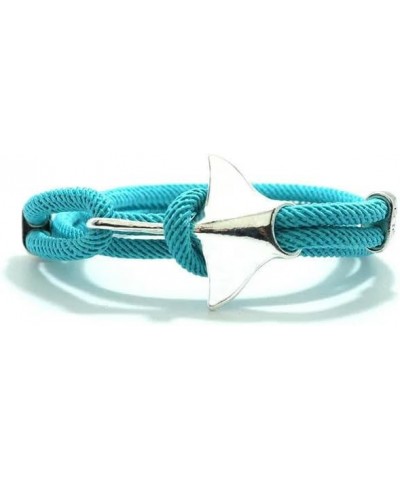 Animals Manta Bracelet Handmade Braid Double Layer Rope Braclet Summer Women Beach Accessories Jewelry Sea Blue Silver $11.53...