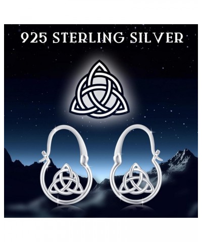 Celtic Witches Knot Earrings 925 Sterling Silver Celtic Stud Earrings Drop Dangle Celtic Hoop Earrings Raven Dangle Earrings ...