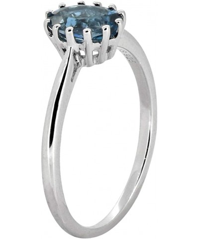 1.05 ct. t.w. London Blue Topaz Solitaire Ring in 925 Sterling Silver Jewelry $20.64 Rings